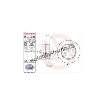 Brzdový kotouč Brzdový kotouč BREMBO 08.A150.10
