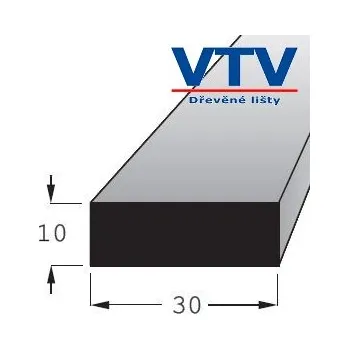 přechodová lišta Lišta dřevěná H 3010 BK 900mm