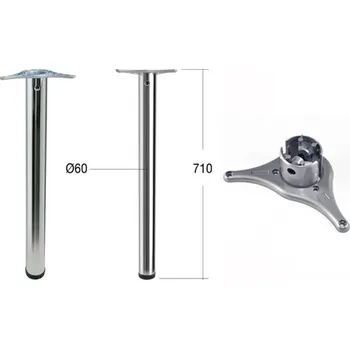 Stolová podnož Stolová noha 60/710mm 24.GP00.071.22 sampan