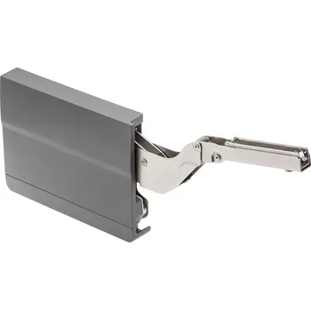 Dveřní kování Vyklopne kování Top Stays PUSH D extra silný - šedá, 2600-5000