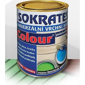 barva a nátěr na dřevo Sokrates barva 0540 zelena 0.7kg