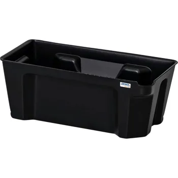 Úložný box Vana na malé nádoby base-line, z polyethylenu (PE), s odtokem, bez roštu, objem 5 litrů