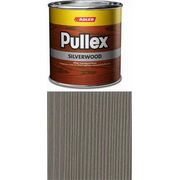 barva a nátěr na dřevo ADLER Silverwood lazura hlinik. seda 0,75l