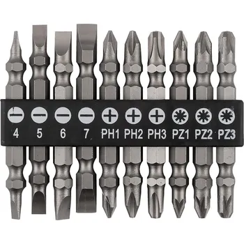 Bit Graphite Sada oboustranných bitů SL, PH a PZ 65 mm, 10 ks