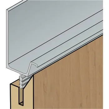 Stavební profil Uchytkový profil UK10 délka 2m, hliník stř. elox