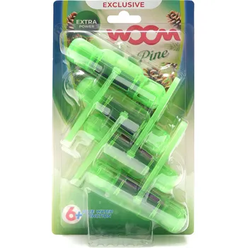 Utěrka wOOm WC závěska 4x50g barvící - Pine