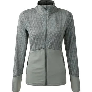 Dámská funkční mikina Dare 2b Elation IV Core Stretch Velikost: S / Barva: šedá/zelená