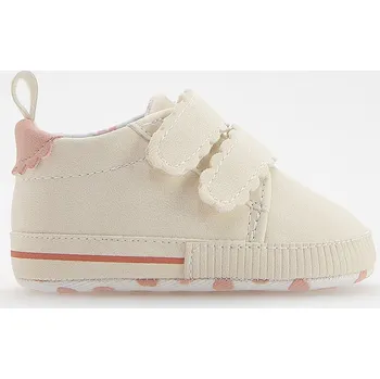 Kojenecké oblečení Reserved - Tenisky z umělé kůže - krémová - 710DK-01X - 710DK-01X-119