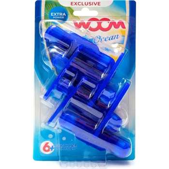 Utěrka wOOm WC závěska 4x50g barvící - Ocean
