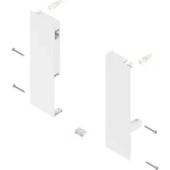 Nábytkové kování TANDEMBOX Antaro vnitřní zásuvka držák panelu 183mm BÍLÁ, výška D, L+P - ZIF.76D0 SW