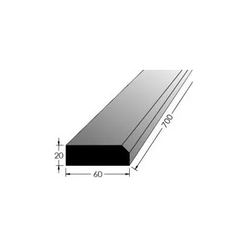 Práh buk 700* 60/síla 20mm