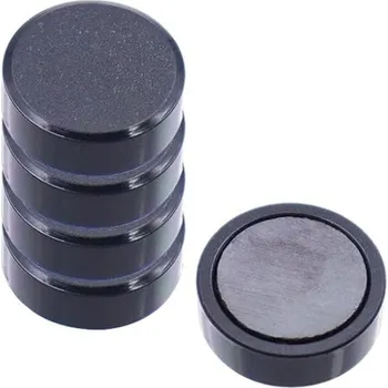 Dekorativní magnet Magnet 40mm, 1ks, barva: černá