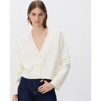 Dámský svetr Reserved - Zapínací kardigan - tělová - 022GH-02X - 022GH-02X-XL