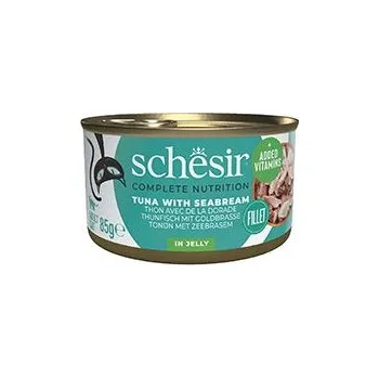Krmivo pro kočku Schesir Cat konz. Adult tuňák/pražma 85g