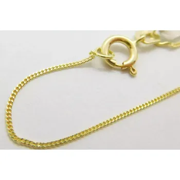 Řetízek Klenoty Budín Dámský zlatý přívěskový řetízek tenký pancer 585/0,85gr 42cm ZC0025XJ90-8542 (Klenoty Budín Dámský zlatý přívěskový řetízek tenký pancer 585/0,85gr 42cm ZC0025XJ90-8542)