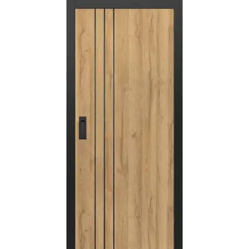 ERKADO Posuvné dveře do pouzdra INTERSIE LUX ČERNÁ