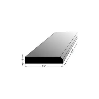 Práh buk 700*150/síla 20mm