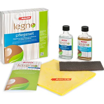 Olej na dřevo ADLER Legno-pflegeset-udrzba a cisteni olejovych povrchu