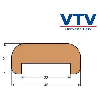 Madlo dřevěné MD 4520 2m c.87