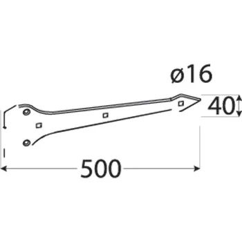 Závěs ZABW 600 Závěs vratový dekorační 600x4