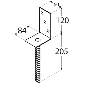 PS 84L (84*130*5) Patka 84 typu "L"