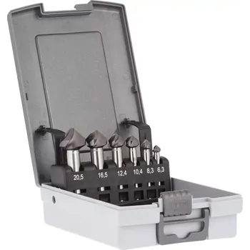 Vrták Sada kuželových záhlubníků SpyroTec HSCO spiralizovaný C 90G válcový 6,3 - 25,0mm TiAlN Gühring