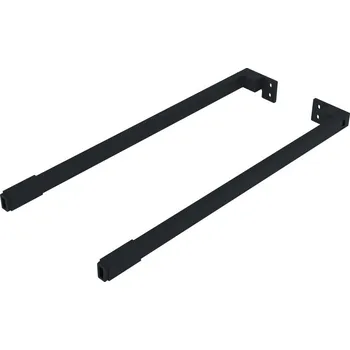 Nábytkové kování Zásuvkový Box Slim reling podélný 550 Černá