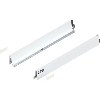 Nábytkové kování TANDEMBOX Antaro bočnice 84/650 BÍLÁ L+P výška M - 378M6502SA SW