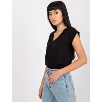 Oblečení a móda Rue Paris Dámské tričko Carly černá XL