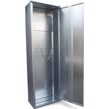 Skříň na plynové lahve, pro 2 x 50 l plynovou lahev, 1křídlé dveře vpravo, zinkovaná