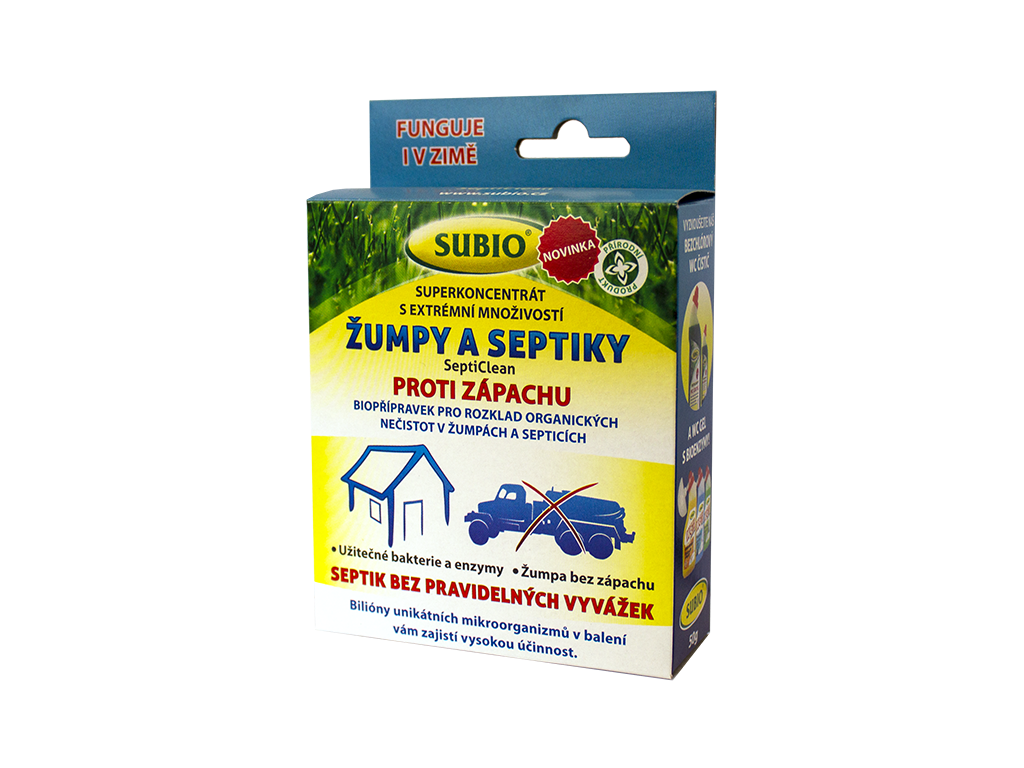 BAKTERIE DO ŽUMPY A SEPTIKU - SeptiClean 50g