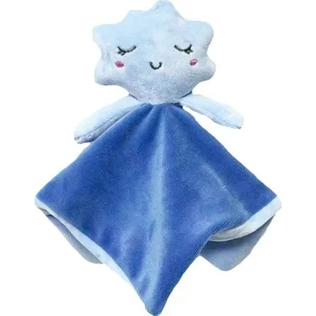 plyšák Plyšový mráček s chrastítkem modrý