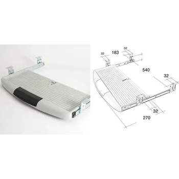 Nábytkové kování Vys.klav. 45.PT03.P57.50 sedy 27mm