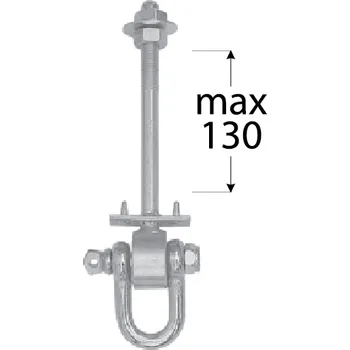 Zahradní nábytek MHD 130 uchycení houpačky typ D M12*130 mm