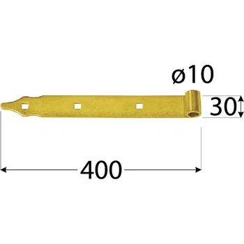 pant ZP 400 d 10 Závěs pásový 400x3,0 d 10 mm