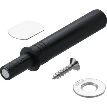 Nábytkové kování TIP-ON Pro dvířka (Sada), krátký, s magnetem, Černá 956.1004 CS