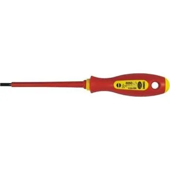 Šroubovák Šroubovák plochý 1,2x6,5x150x260mm Bi-plast rukojeť 1000V, TWIN PLAST, NAREX BYSTŘICE