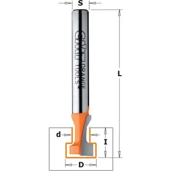 Příslušenství k frézce C95000111 C950 Fréza na cylindrické drážky HW - D9,5x11 d4,8 S=8 Z1