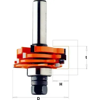 Příslušenství k frézce C90050611 Talířová drážkovací fréza - D47,6 t3,2-18 H12,8 S=12 HW