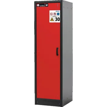 Skříňka na nářadí Protipožární skříň na nebezpečné látky asecos Basis-Line typ 30-63L, antracit-červená, 3 ks police