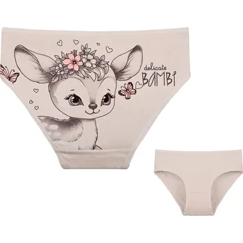Dívčí spodní prádlo Donella Dětské kalhotky Bambi: béžová 6 - 7