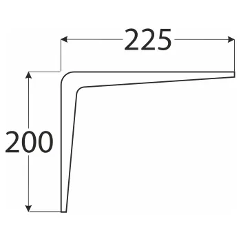 Herní konzole WS 225 BR 2 konzole stavební hnědá 200x225