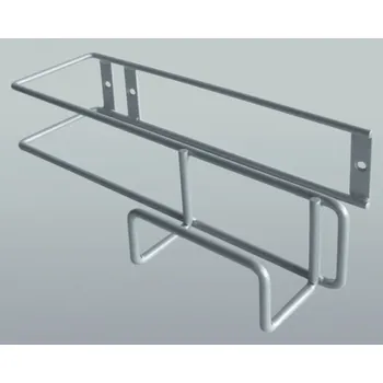 Žehlicí prkno Držák pro žehlící prkno a hadici vysavače - šedý