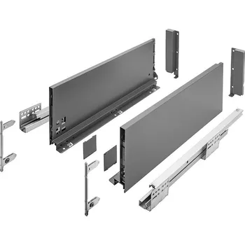 Úložný box Zásuvkový Box Slim C 167/250mm vysoký Antracit 250C