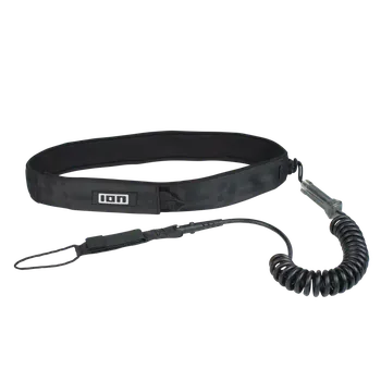 leash ION Wing/SUP Core Coiled Hip Safety L-XL(10) BLACK one size One Size