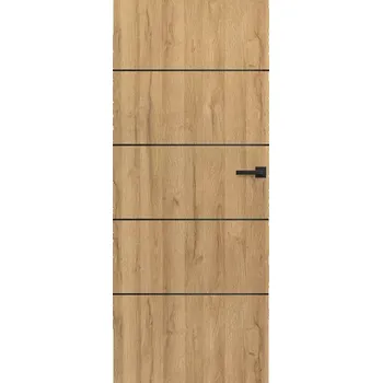 Interiérové dveře ERKADO Interiérové dveře Intersie Lux Černá 207 - Výška 210 cm 210 cm