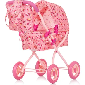 Kočárek pro panenku CHIPOLINO Hluboký kočárek pro panenky Emily Cupcakes