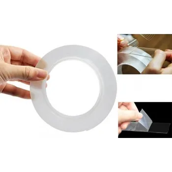 Lepicí páska Oboustranná omyvatelná lepící páska 1m