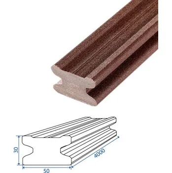 Dřevo Terasa WoodPlastic nosič 30x50x4000mm