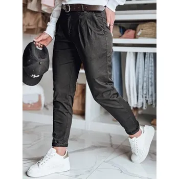 Dámské kalhoty Dámské chino kalhoty s páskem MODELA černé